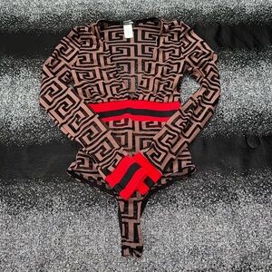 Fashion Nova Mesh Bodysuit